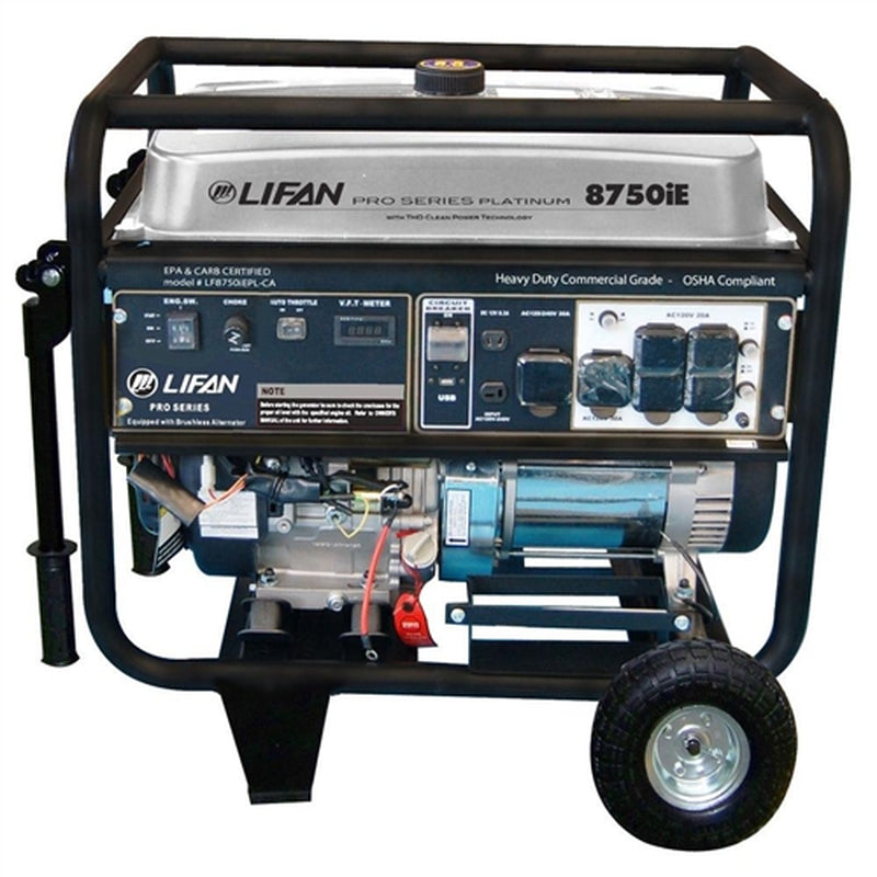8500 Watt Platinum Generator - 15 MHP with Recoil Electronic Start