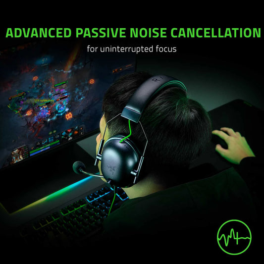 Blackshark V2 X Wired Esports Multi-Platform Headset, 3.5Mm, Black
