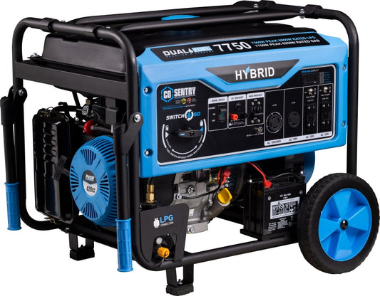 Sentry Series 7750 W Dual Fuel Generator with Electric Start & CO Alert